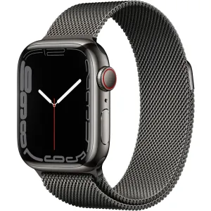 Apple Watch Series 7 41mm Graphite Stainless Steel Case GPS   Cellular