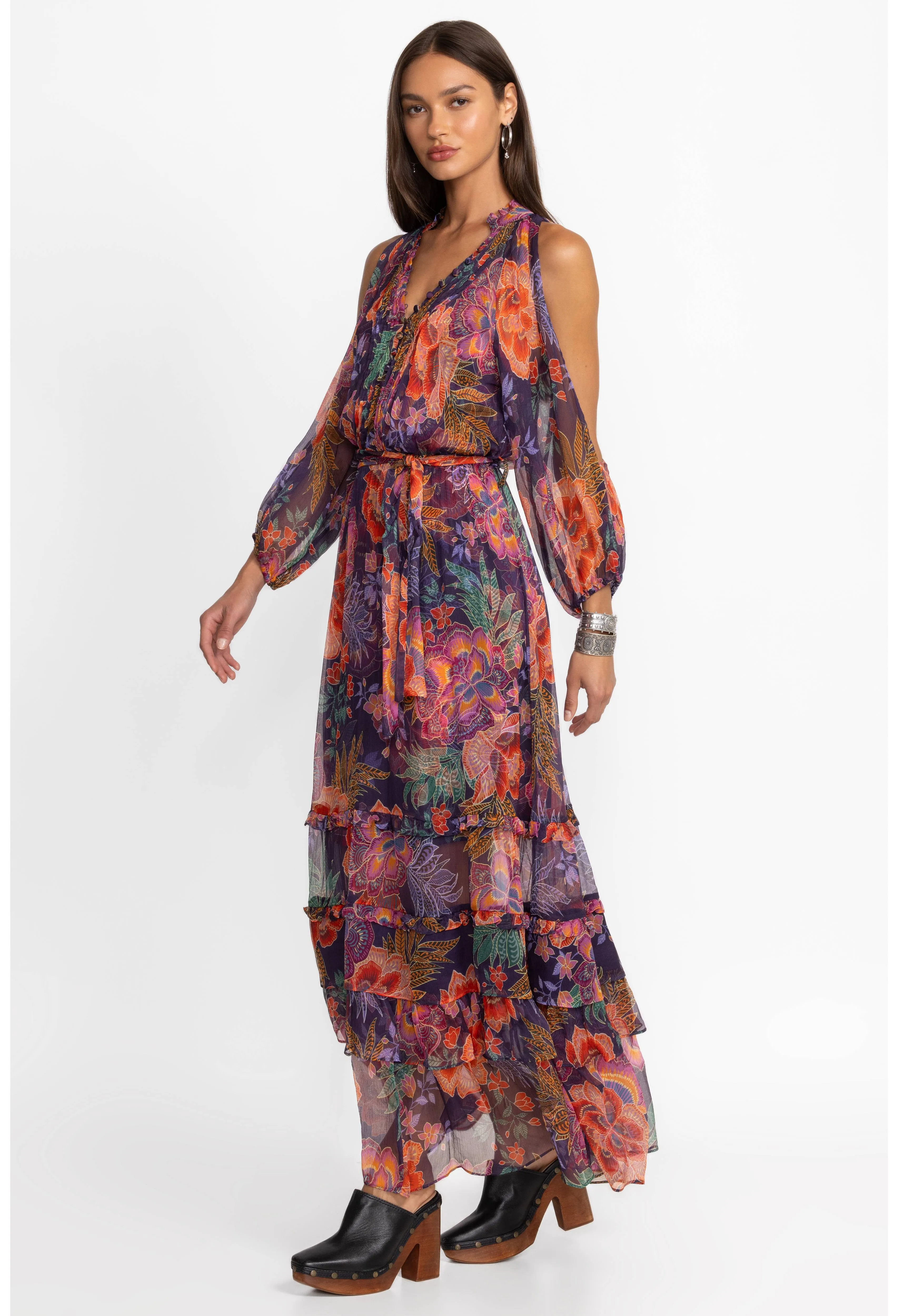 Ashlee Cold Shoulder Maxi Dress