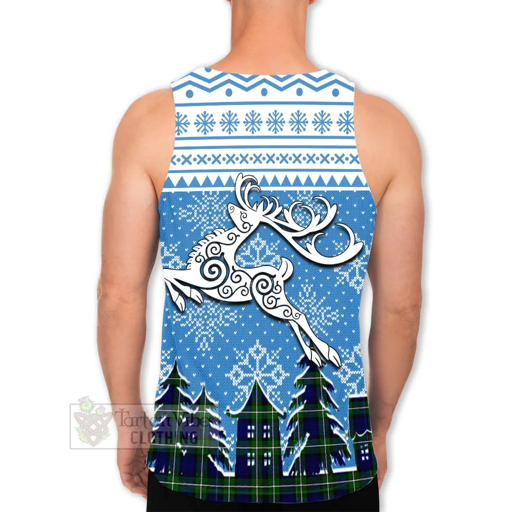 Bannerman Clan Christmas Men's Tank Top Celtic Reindeer Style