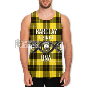 Barclay Dress Modern Tartan Men's Tank Top with Family Crest DNA In Me Style