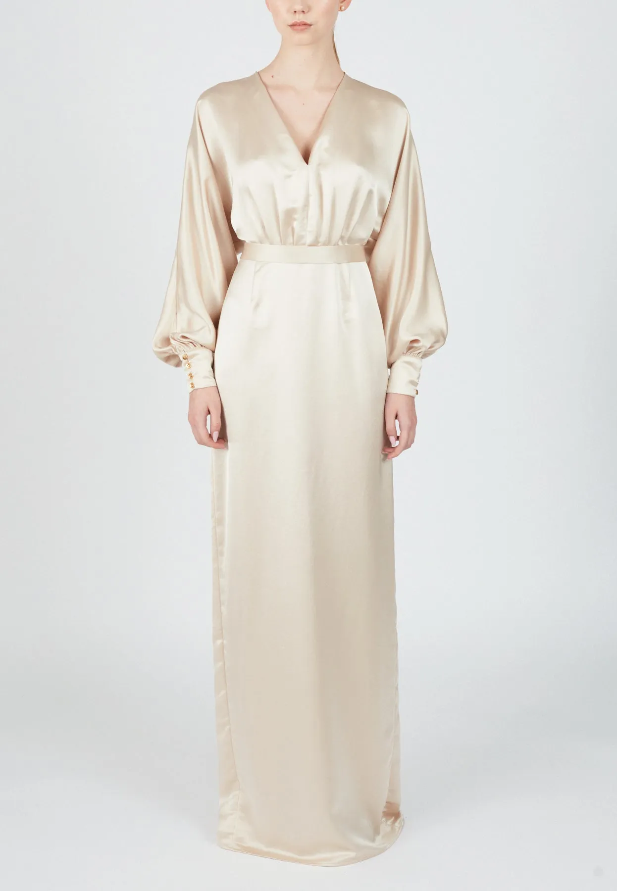 BONA champagne beige wedding dress