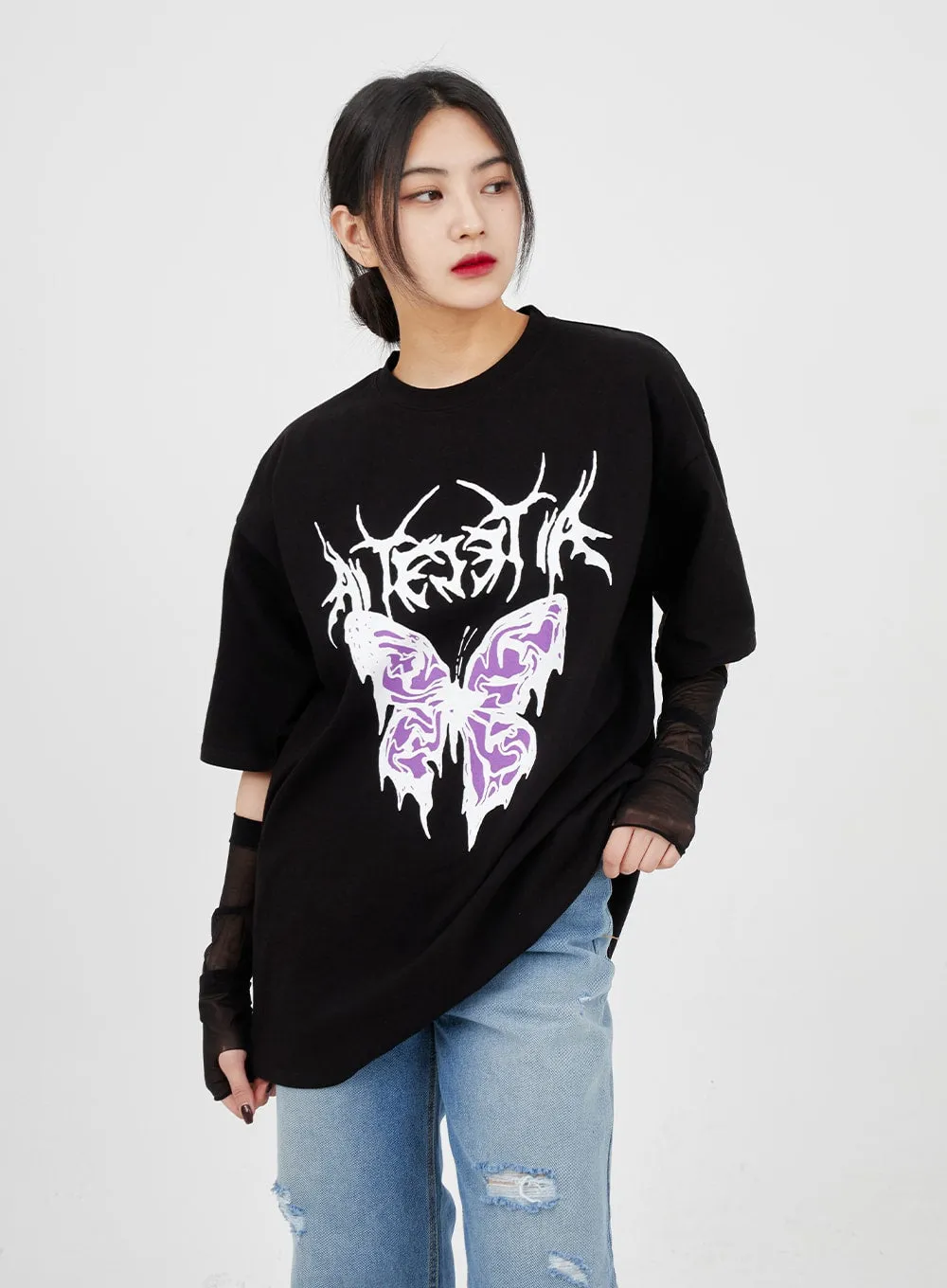 Butterfly Oversized Tee BM321