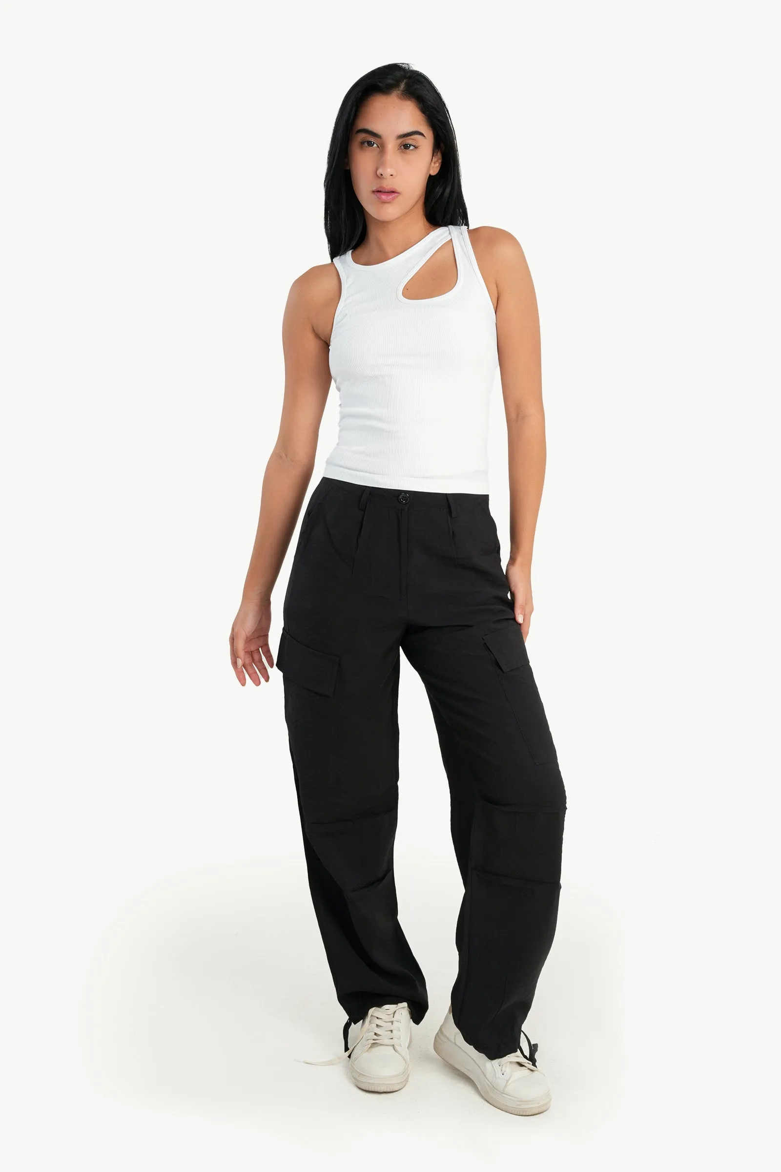 Cargo Pants with Drawstring