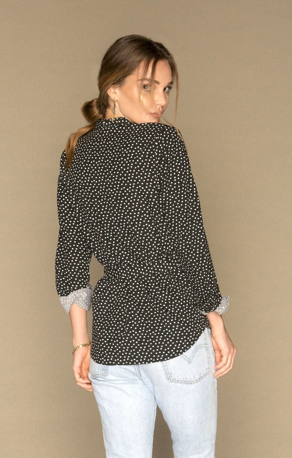 Catamaran Blouse | Polka Dot