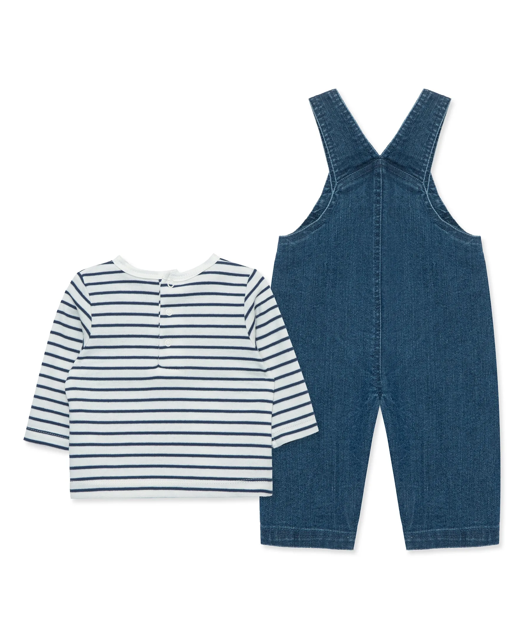 Dino Woven Overall Set (3M-12M)