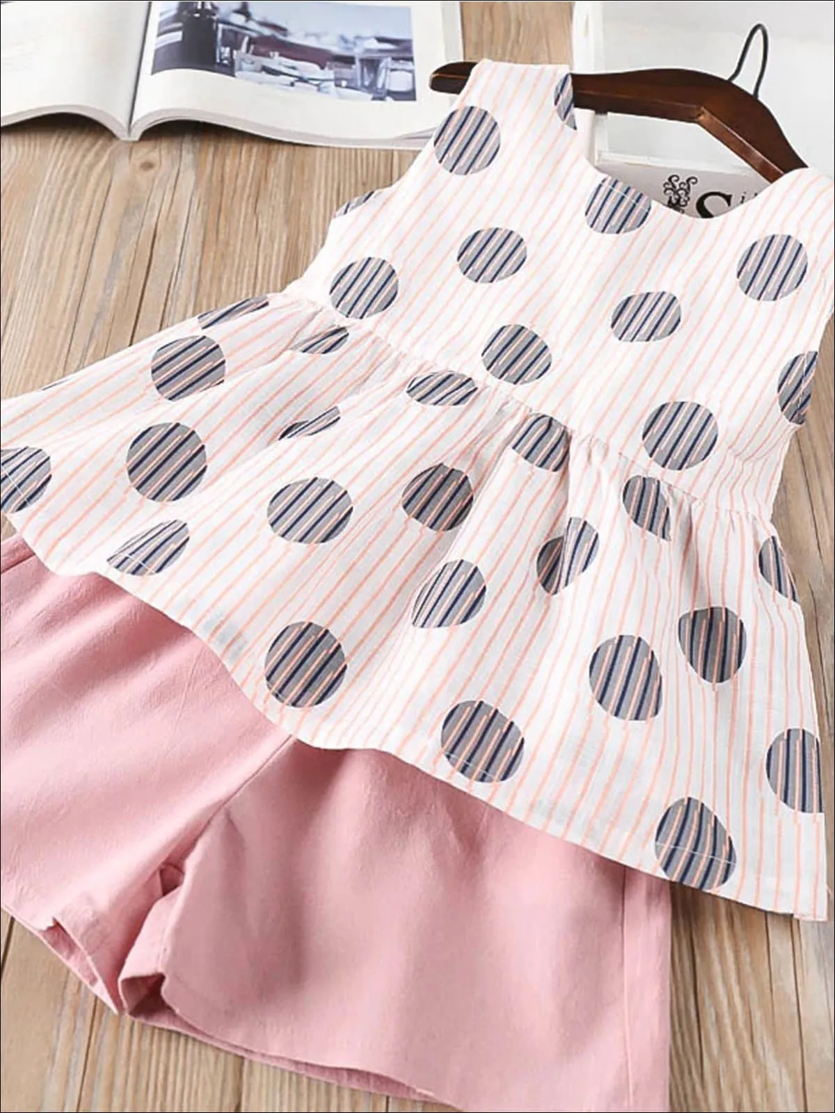 Dot To Dot Shorts Set