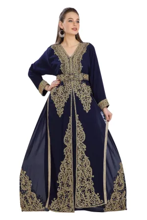 Jalabiya Gown Luxe Kaftan Dress