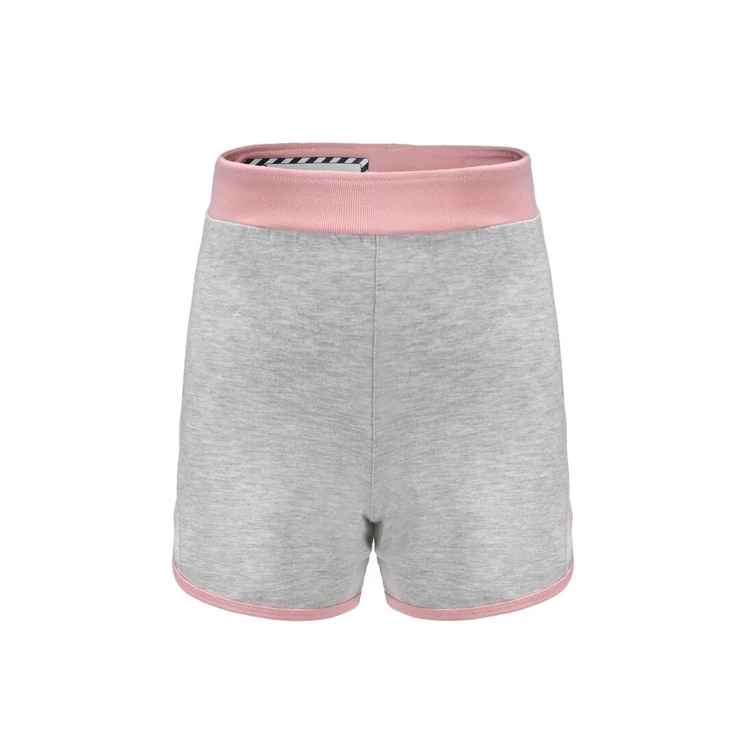 Kid's Baby Gym Shorts - 500 Light Grey