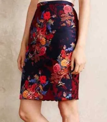 LEIFSDOTTIR FLORAL QUINN PENCIL SKIRT - 6