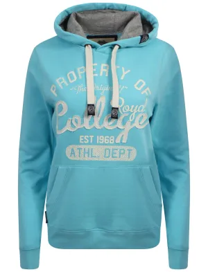 Royal College Pullover Hoodie in Turquoise - TBOE (Guest Brand)