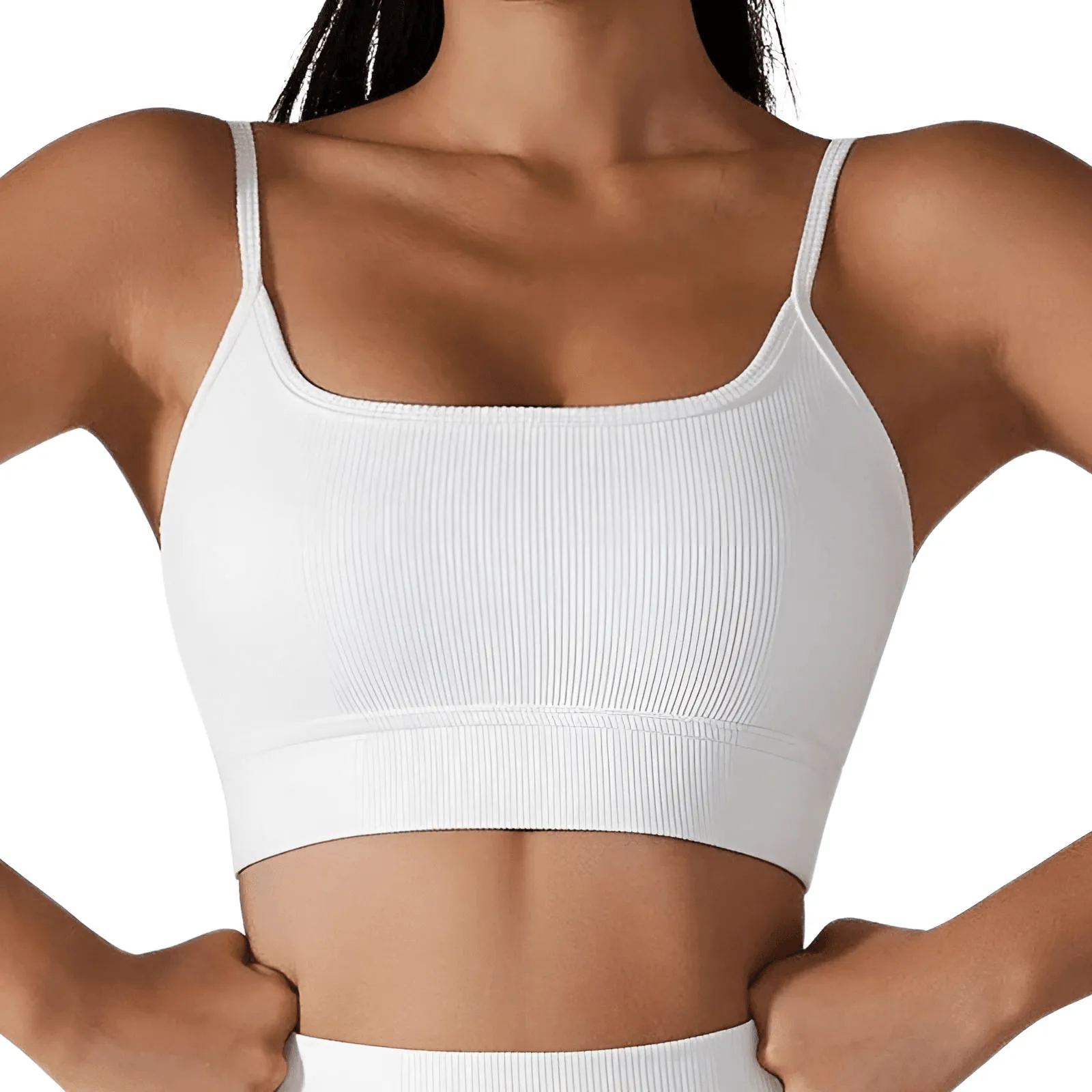 Seamless Yoga Set Female Women's Crop Top Bra & Shorts 2PCS