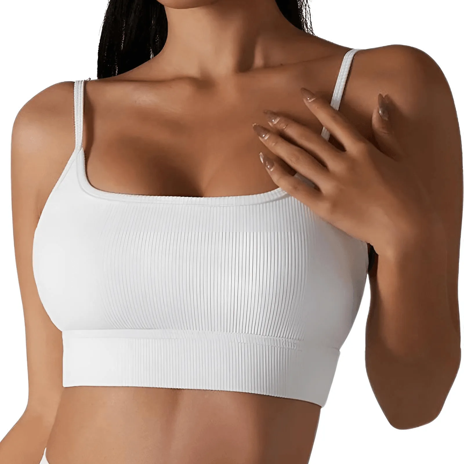 Seamless Yoga Set Female Women's Crop Top Bra & Shorts 2PCS