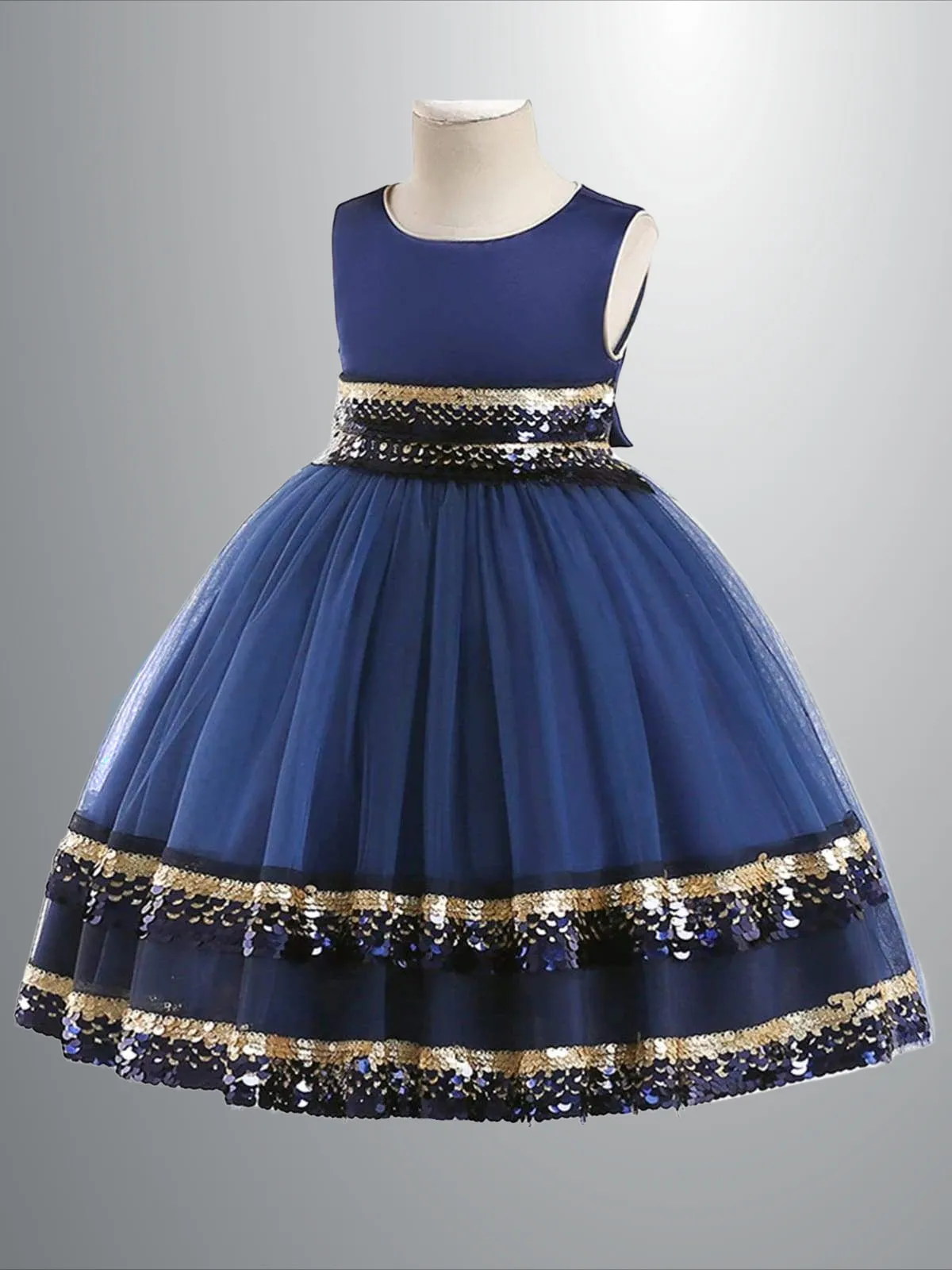 Season of Sparkle Tiered Holiday Dress