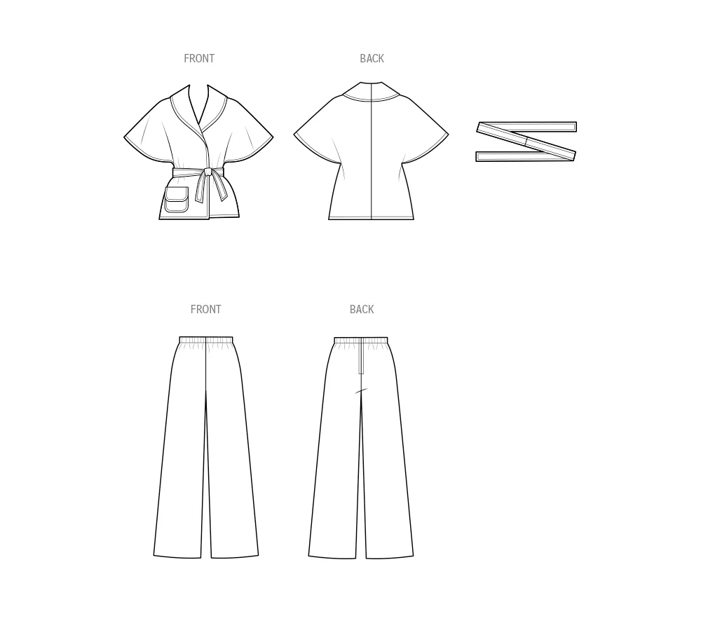 Simplicity sewing pattern S3047 Misses' Trousers and Jacket