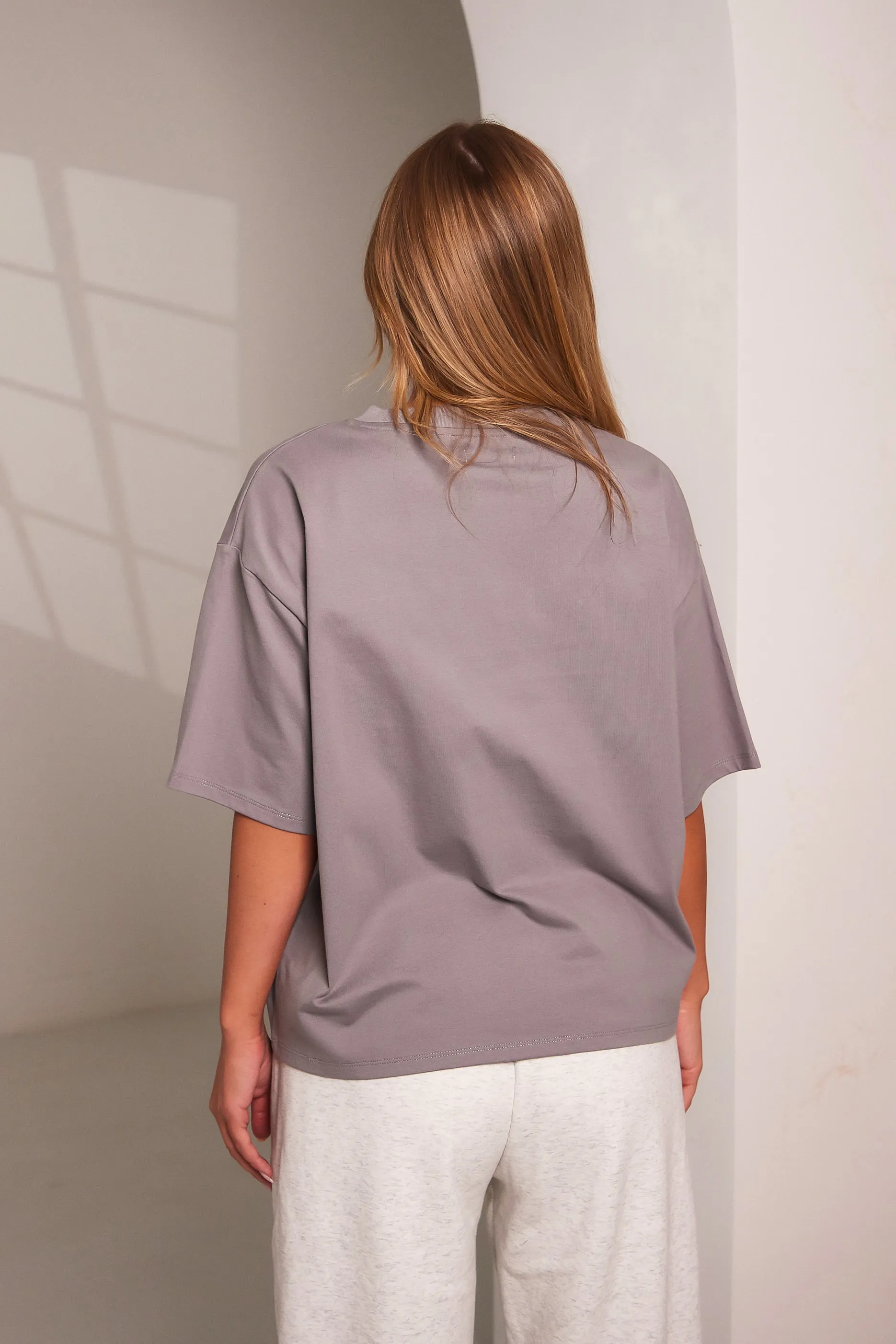 The Lainey Tee - Charcoal