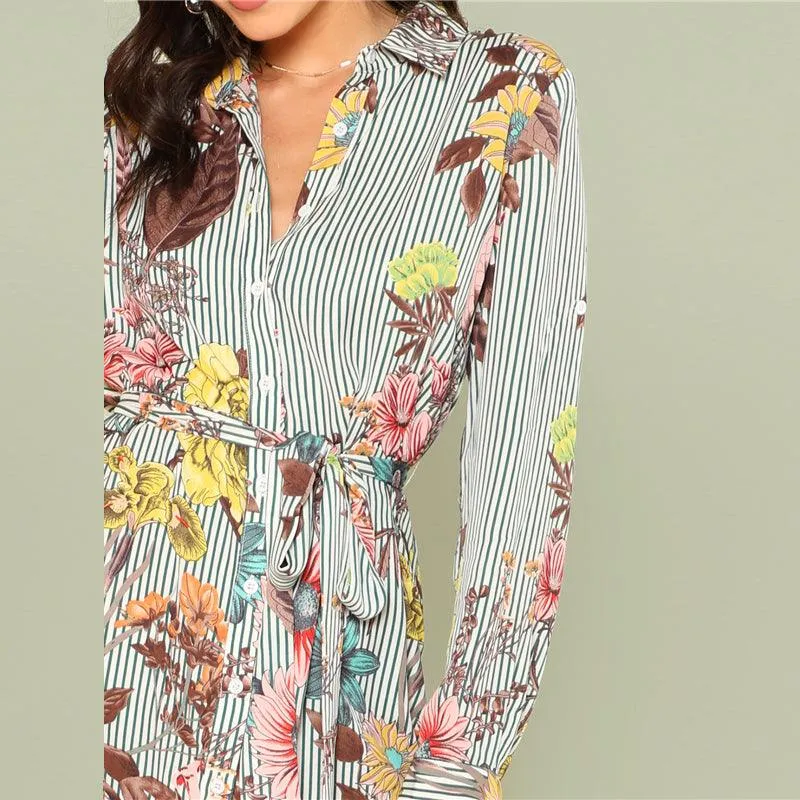 THE PERFECT FLORAL BUTTON-UP DRESS