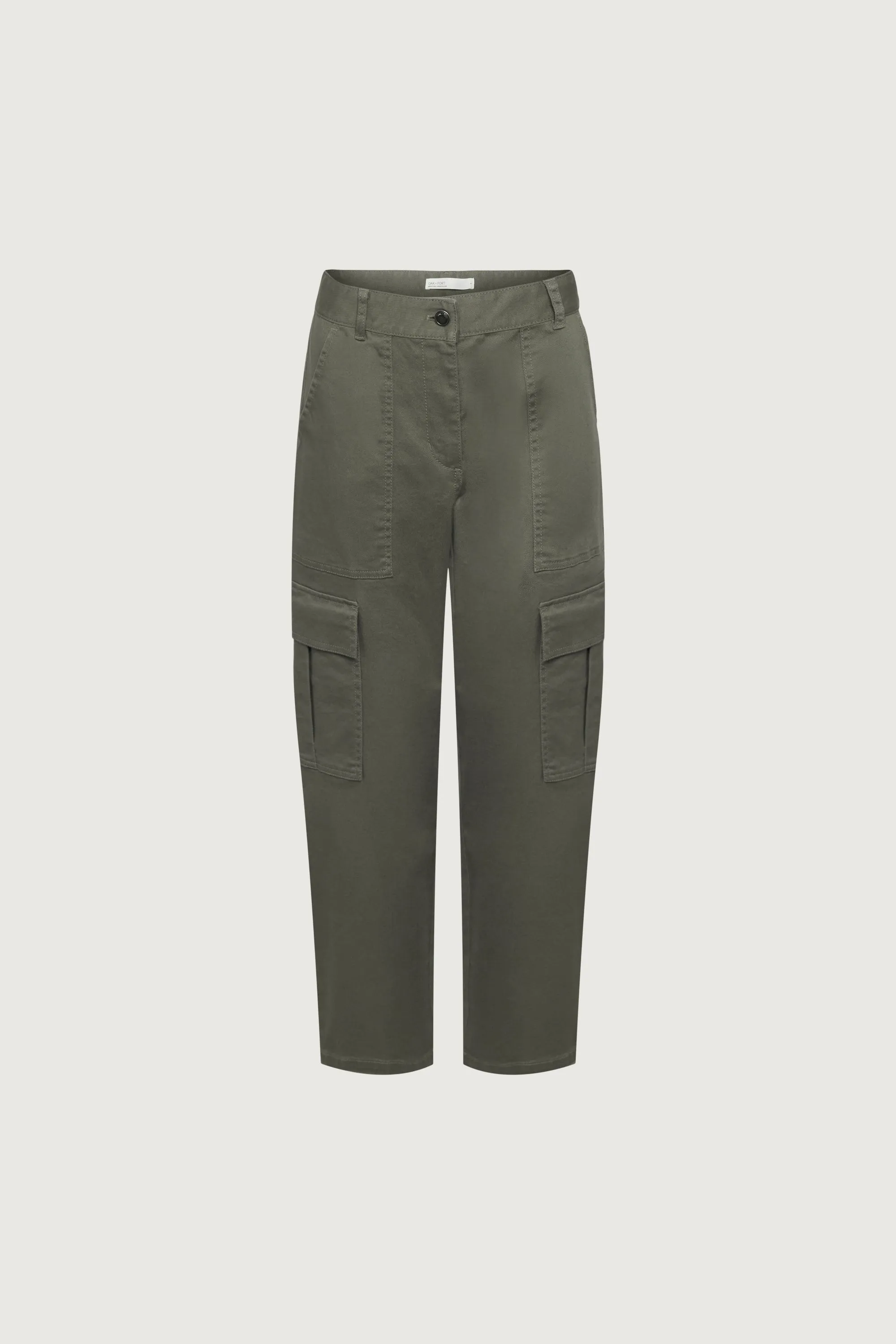 TWILL WIDE LEG CARGO PANT