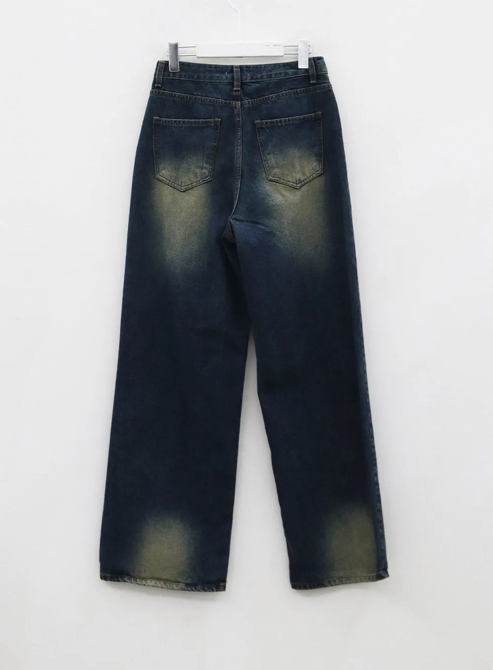 Wide Leg Denim Pants CO11