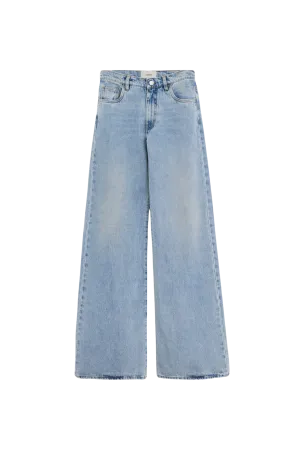 Wide Leg Denim Pants