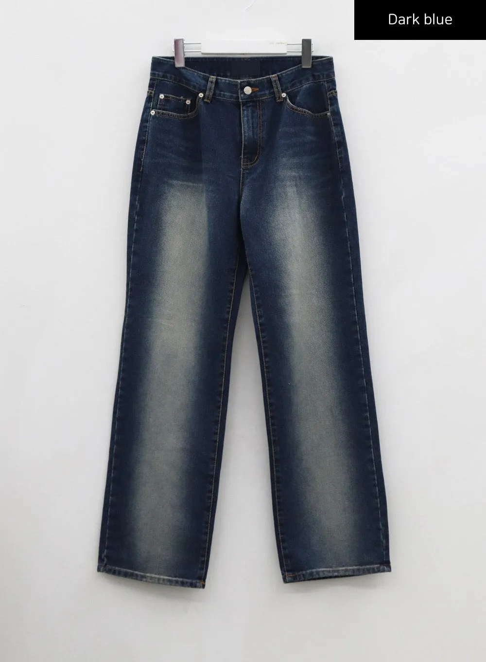 Wide Leg Faded Color Denim Pants CO11