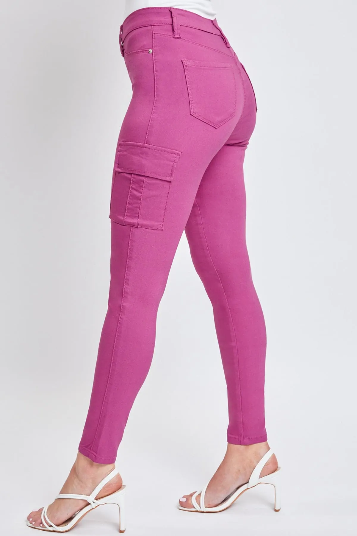 Women's Hyperstretch Cargo Pants, Berry Rose