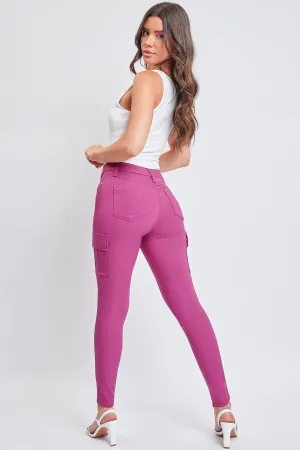 Women's Hyperstretch Cargo Pants, Berry Rose