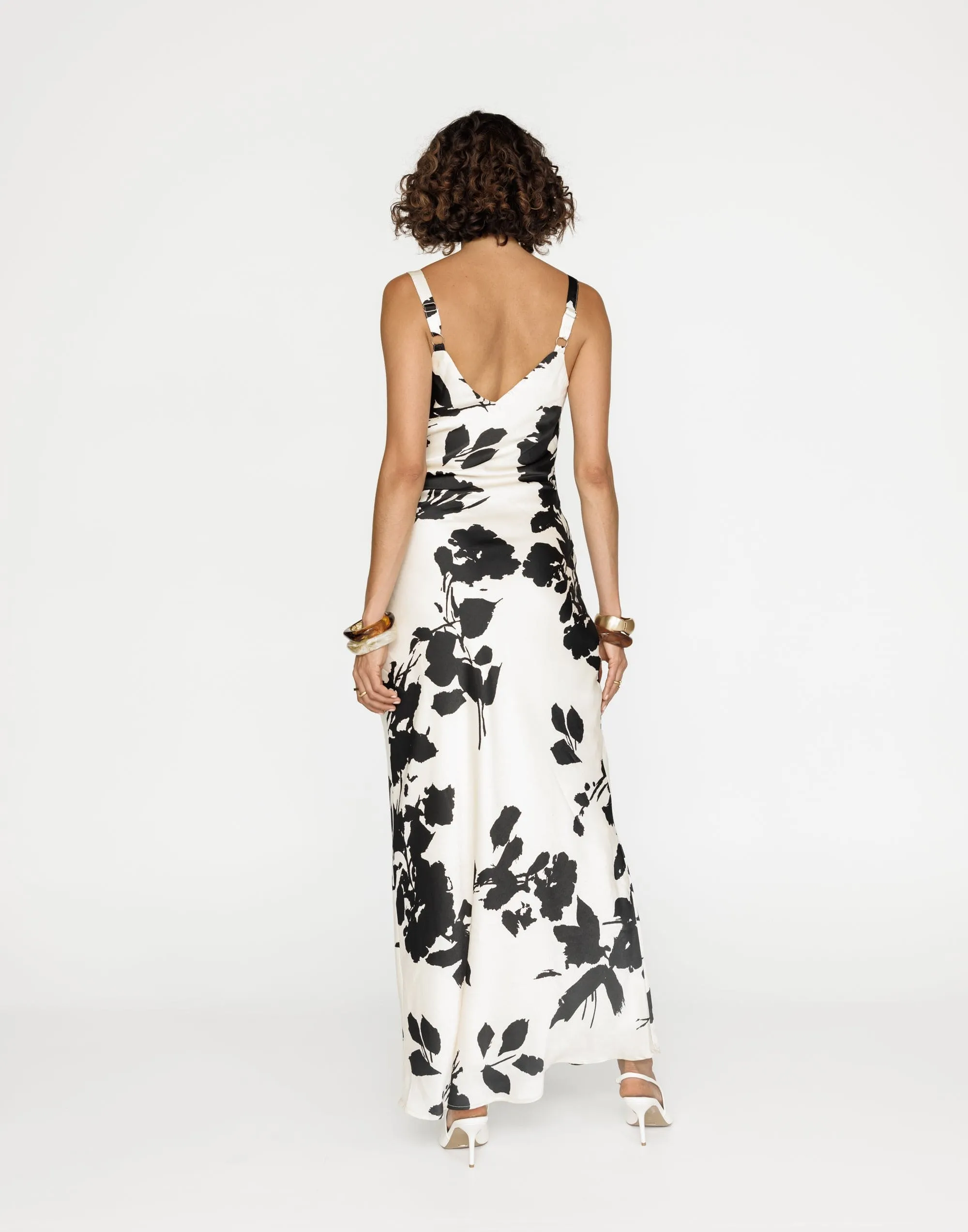 Zaya Maxi Dress (Noir Bloom)